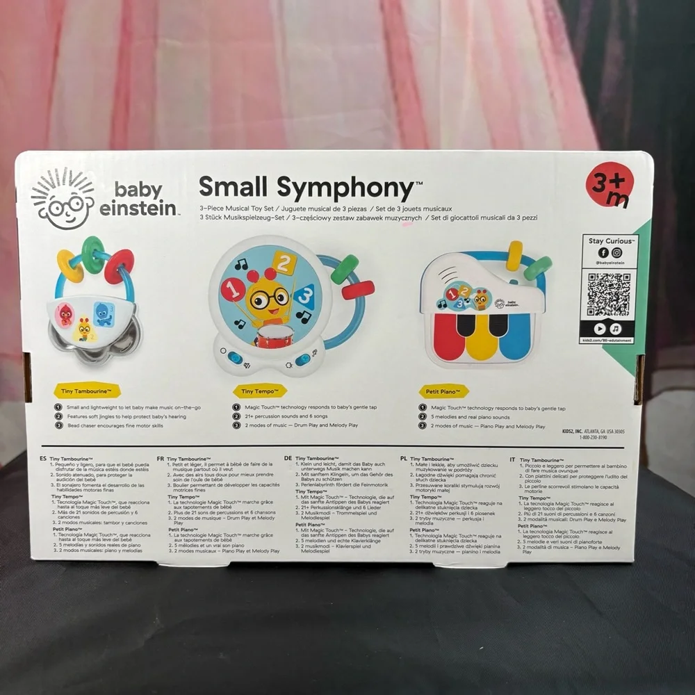 Baby Einstein Small Symphony Music Set - White & Blue